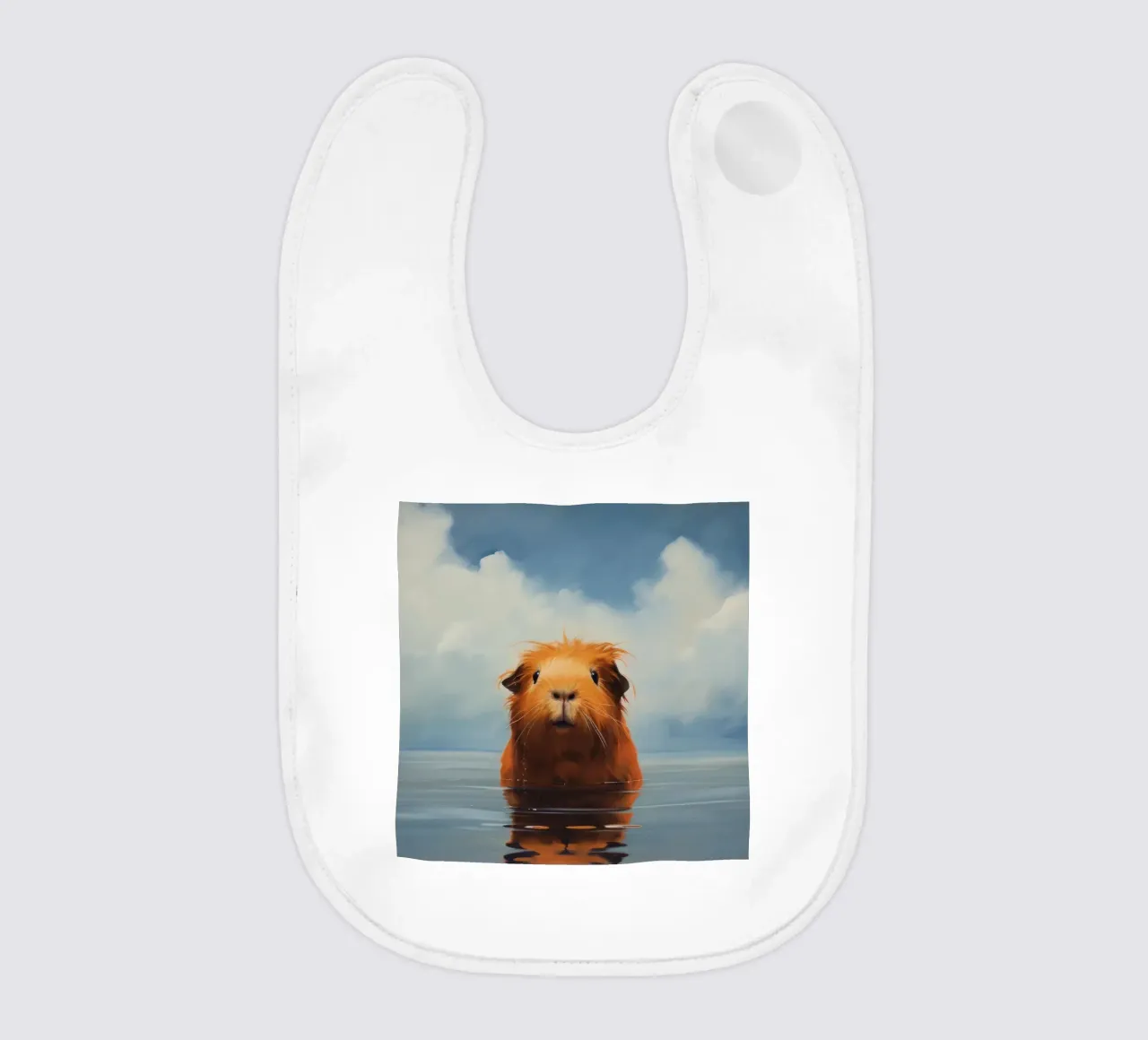 Minimo Guinea Pig 3 bavaglino da Minimal Animal Art