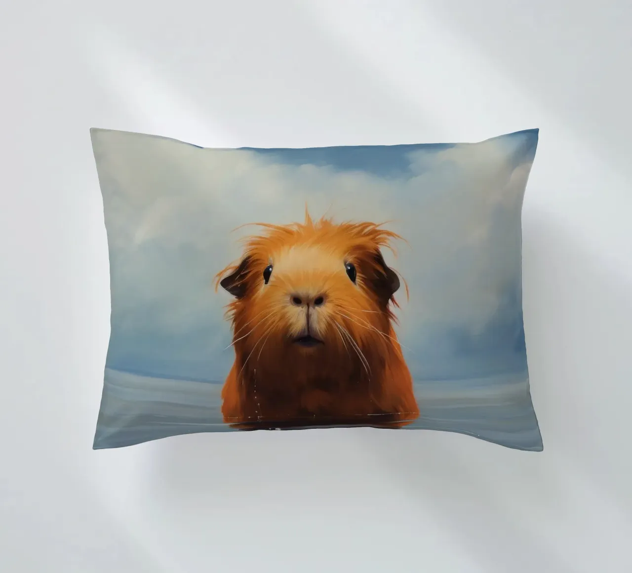 Minimo Guinea Pig 3 cuscino da Minimal Animal Art
