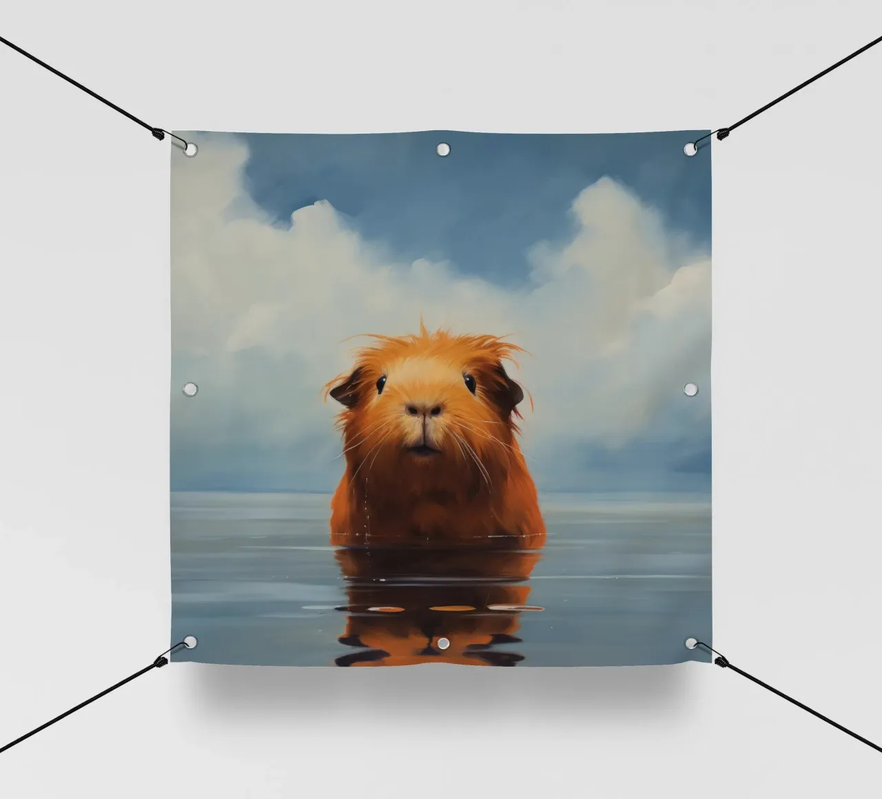 Minimo Guinea Pig 3 telo in pvc da Minimal Animal Art