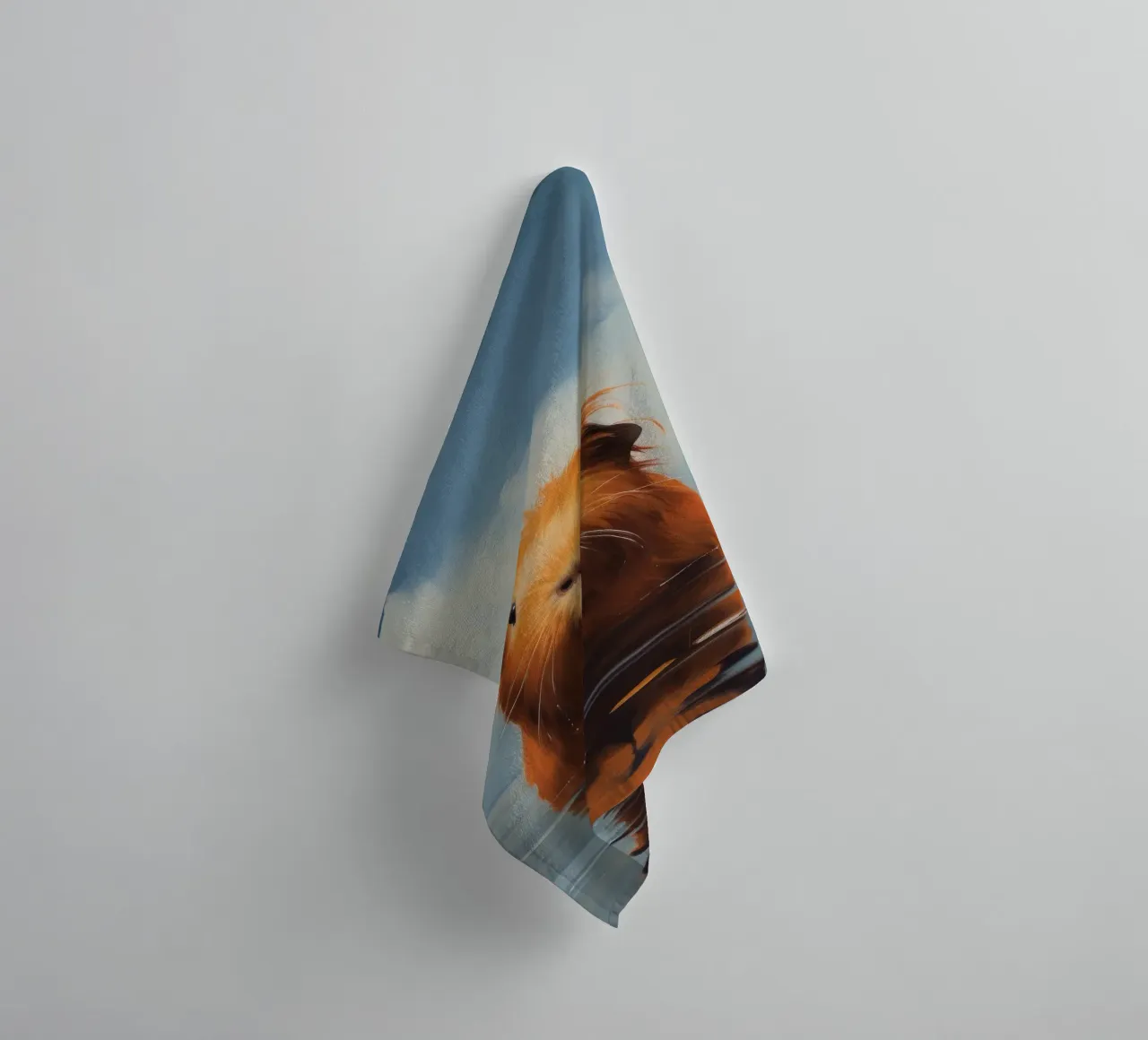 Minimo Guinea Pig 3 asciugamano da bagno da Minimal Animal Art