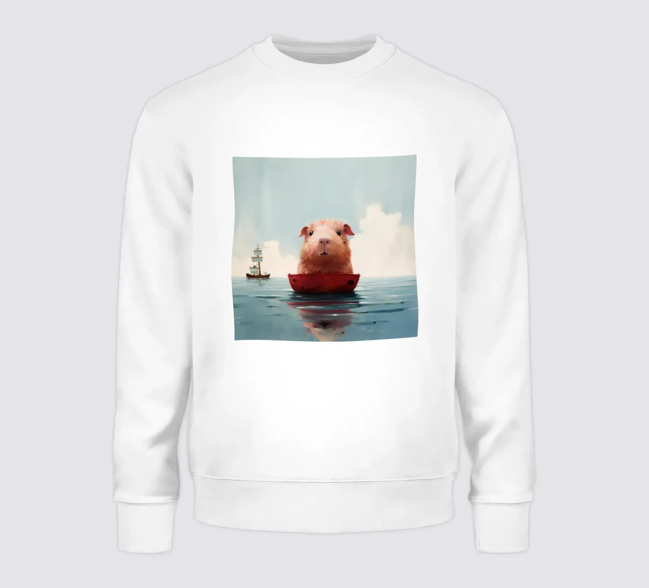 Cavia minima 4 felpa da Minimal Animal Art