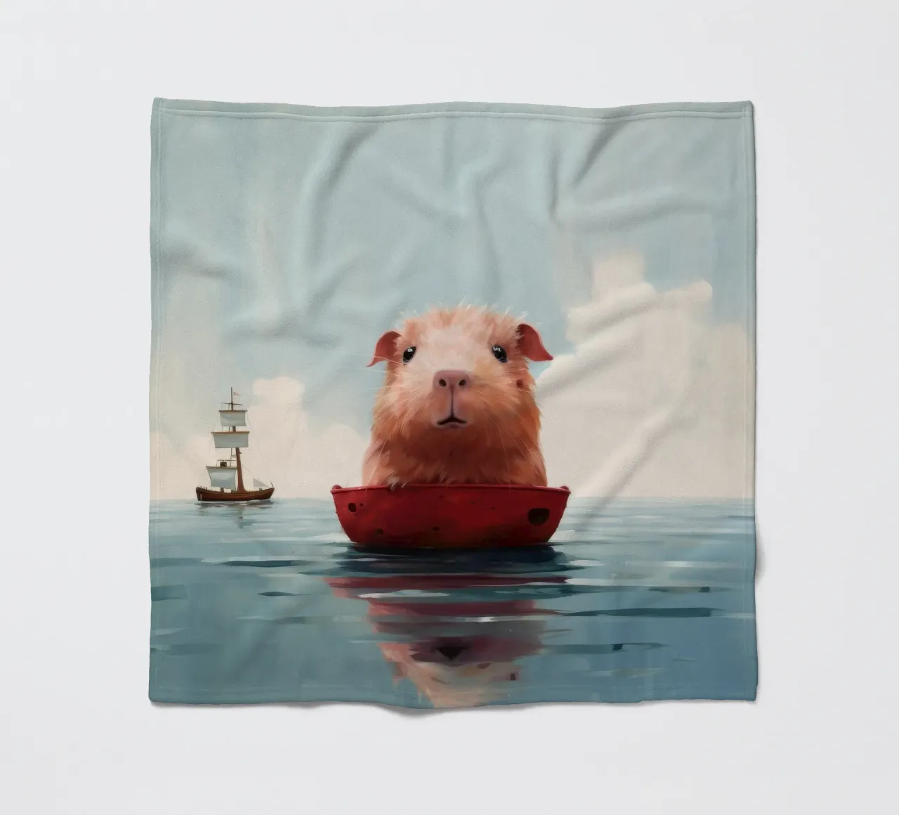 Cavia minima 4 coperta in pile da Minimal Animal Art