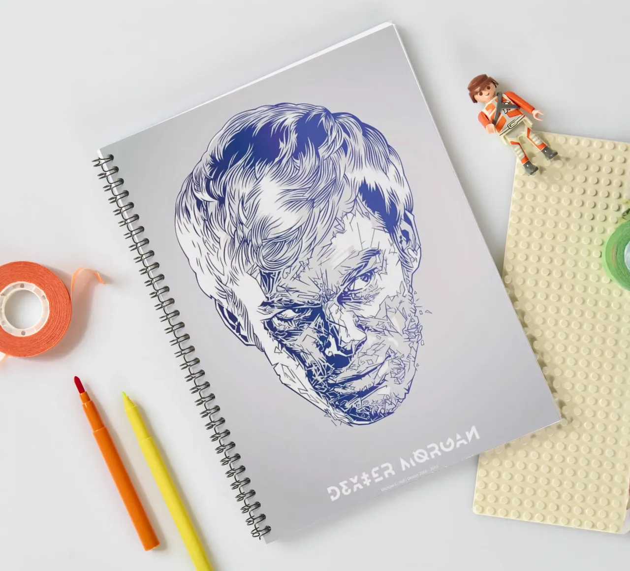 Dexter spiral notebook by Tomasz Zawistowski