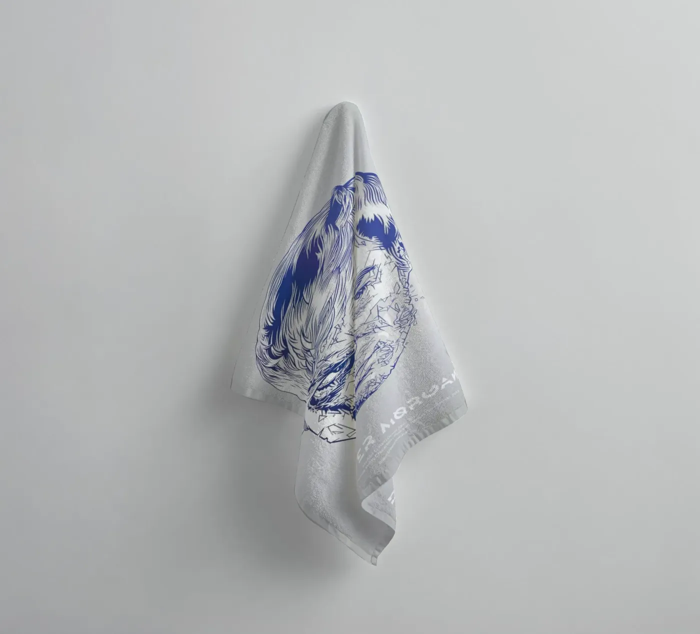 Dexter badhanddoek van Tomasz Zawistowski