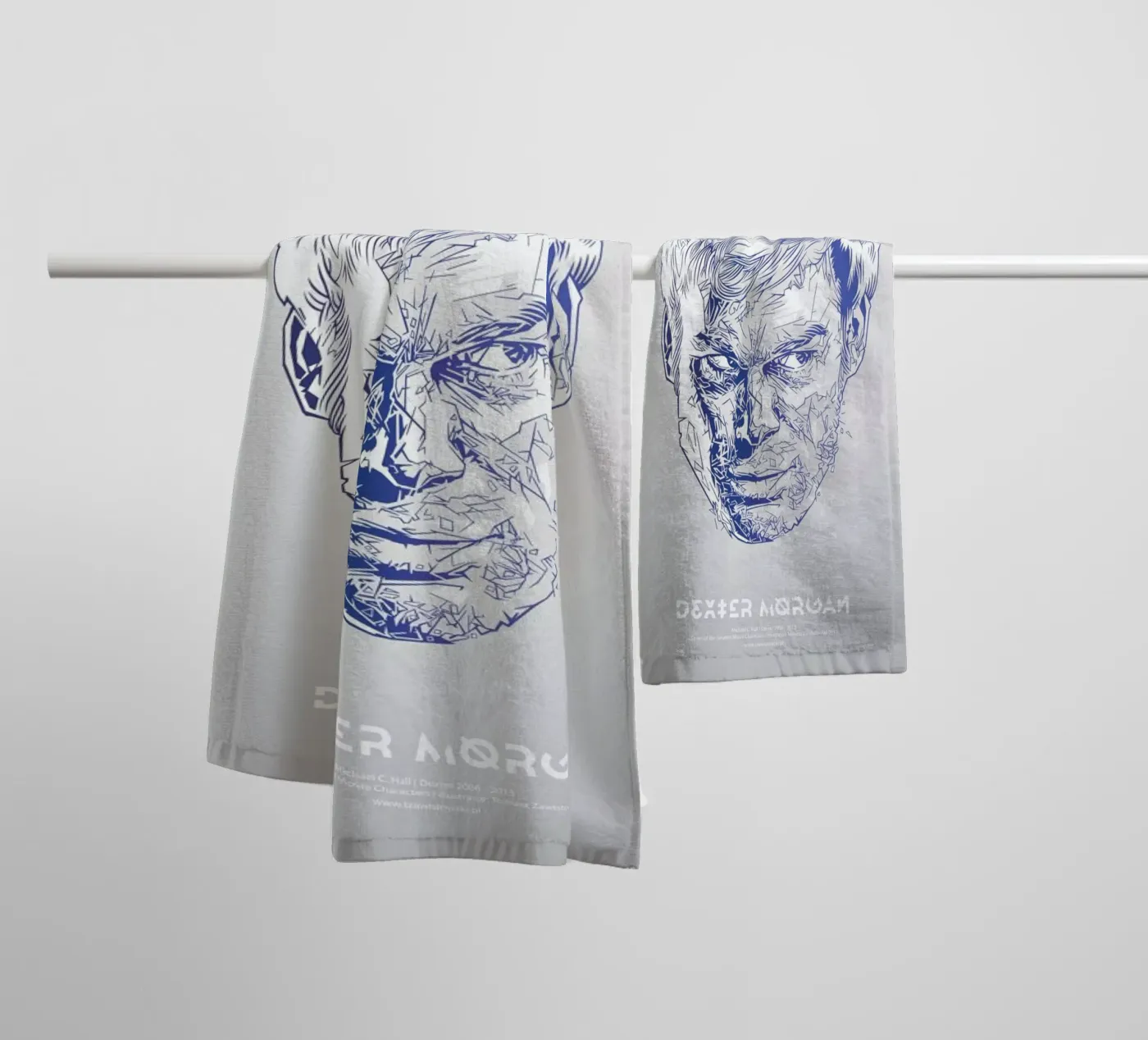 Dexter badhanddoek van Tomasz Zawistowski