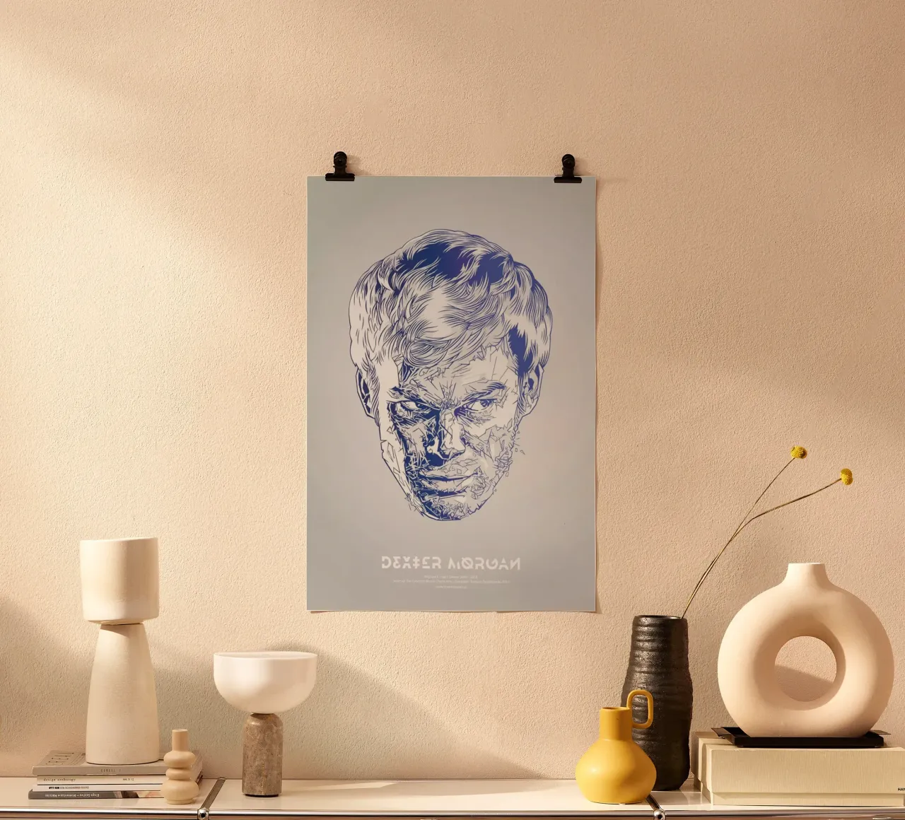 Dexter poster by Tomasz Zawistowski