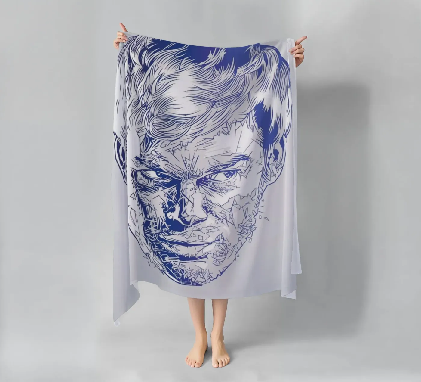 Dexter beach towel by Tomasz Zawistowski