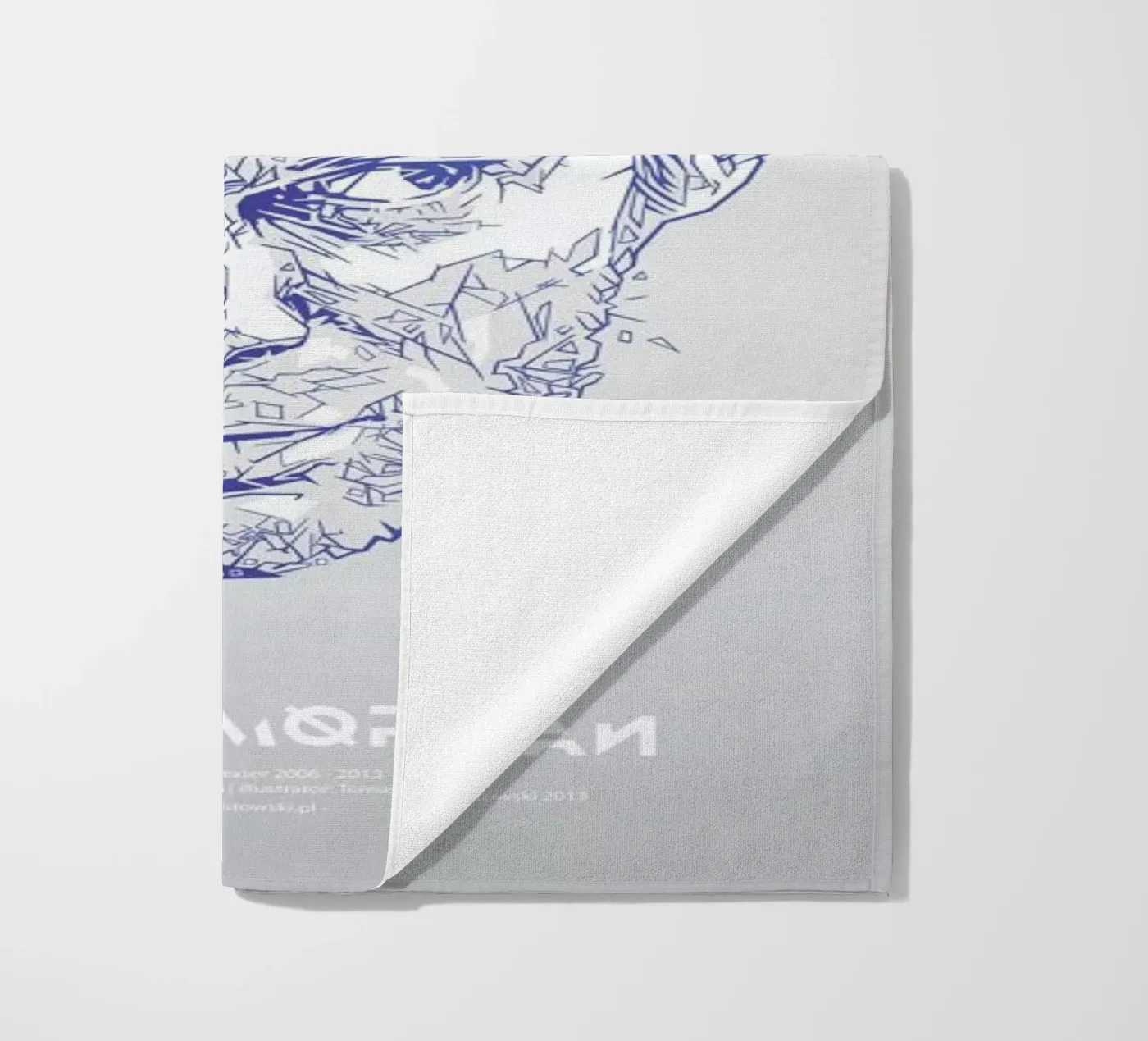 Dexter beach towel by Tomasz Zawistowski