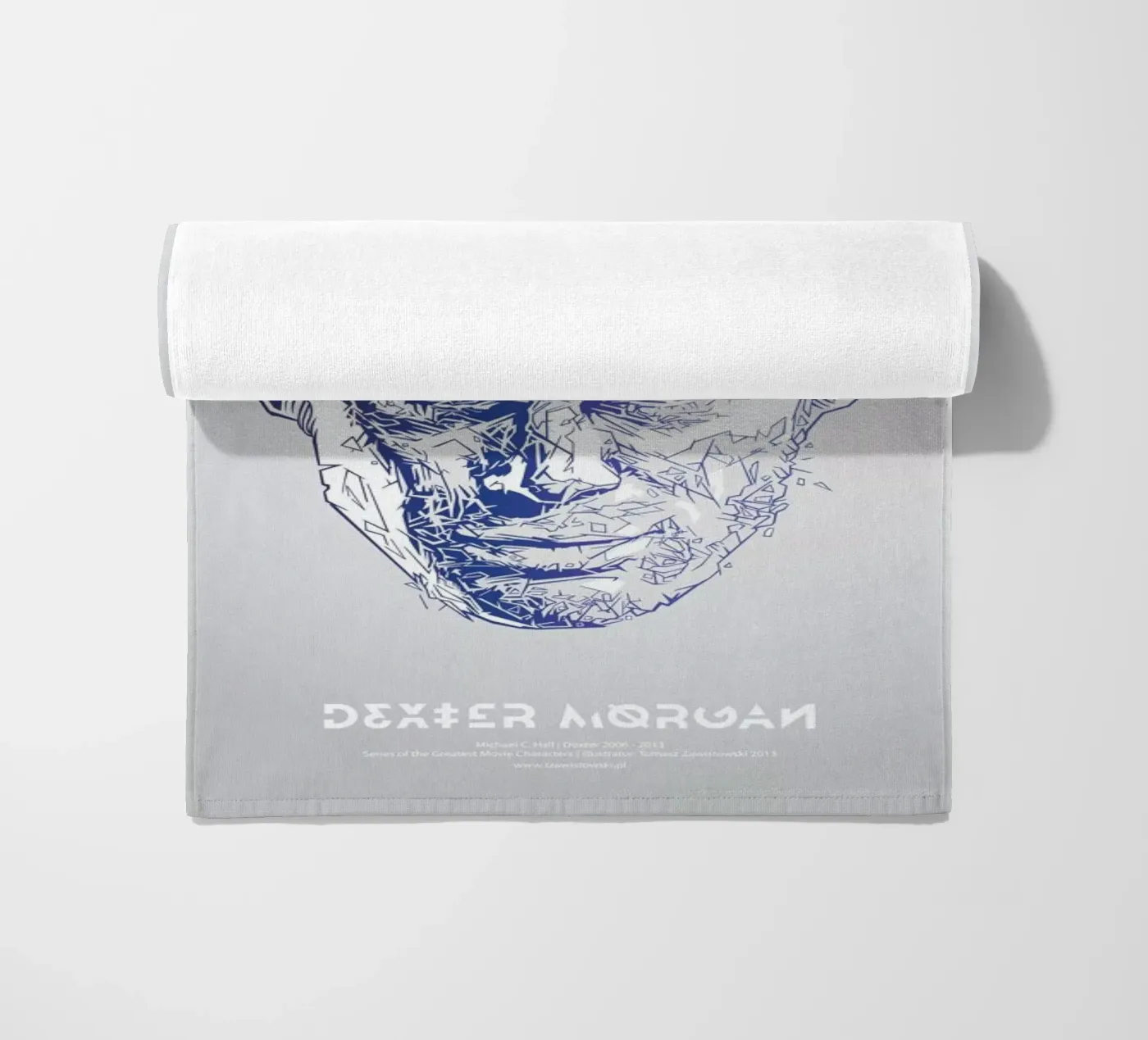 Dexter beach towel by Tomasz Zawistowski