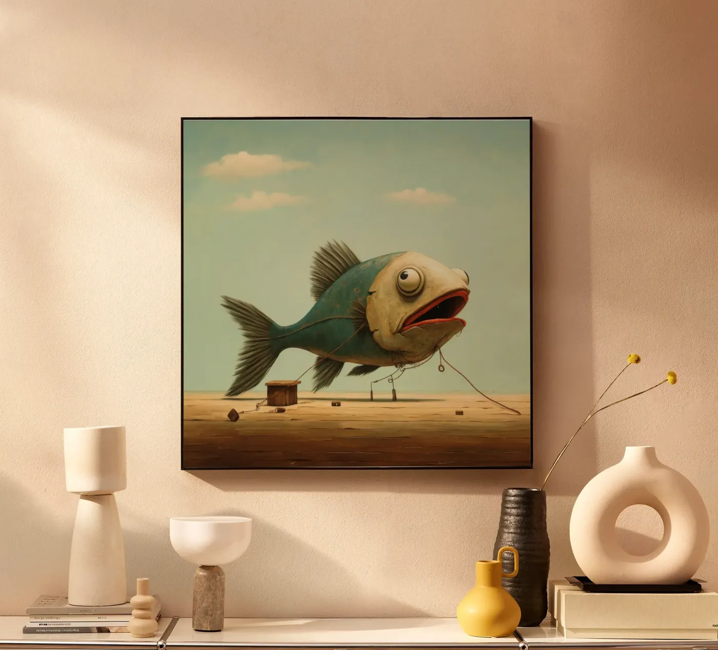 Minimum Haddock plexiglas de Minimal Animal Art