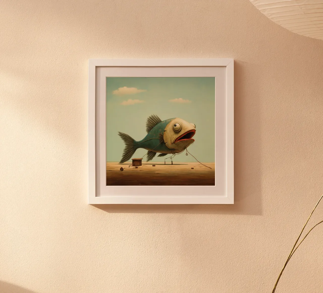 Minimo Haddock poster da Minimal Animal Art