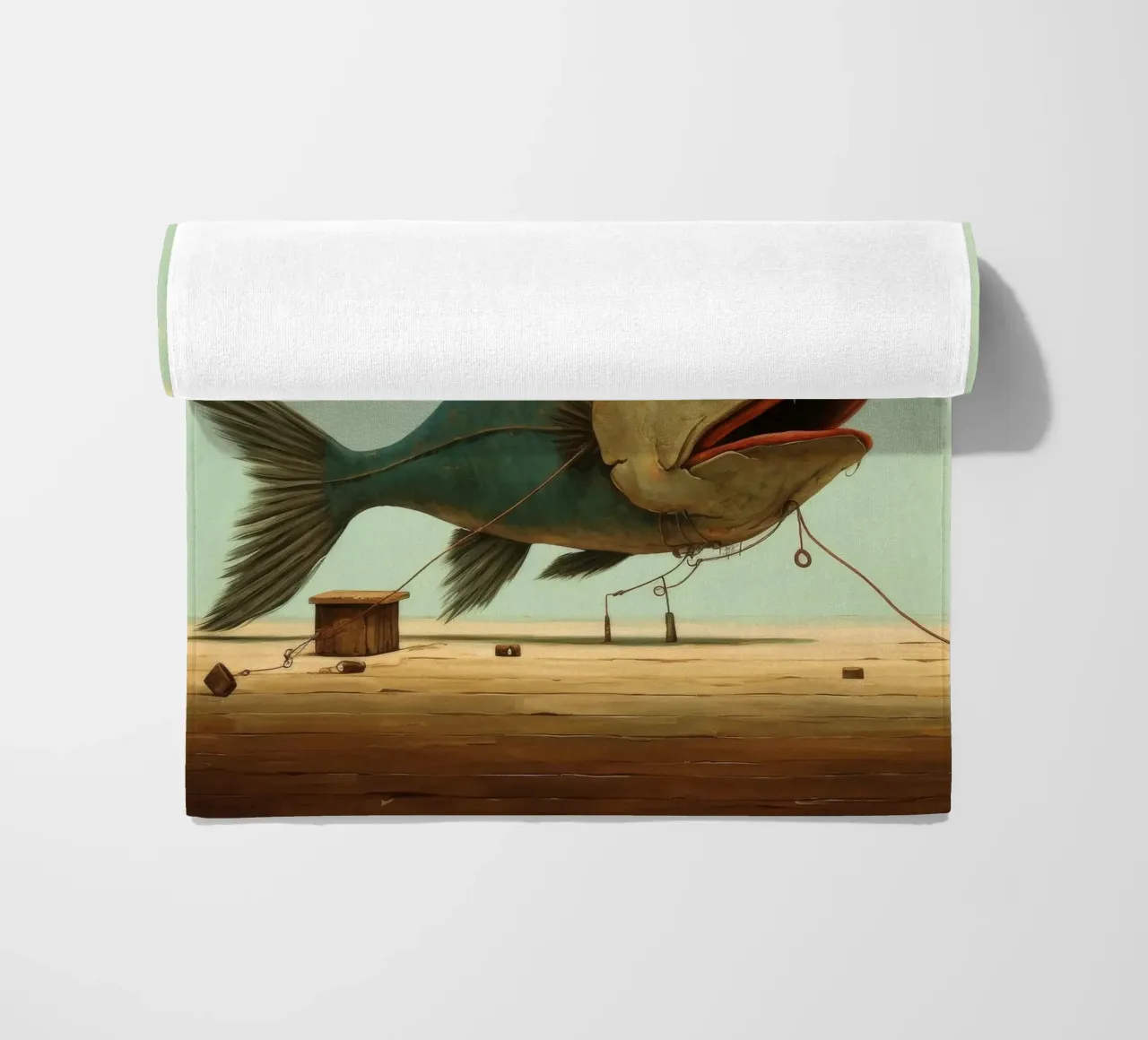 Eglefino minimo 2 telo mare da Minimal Animal Art