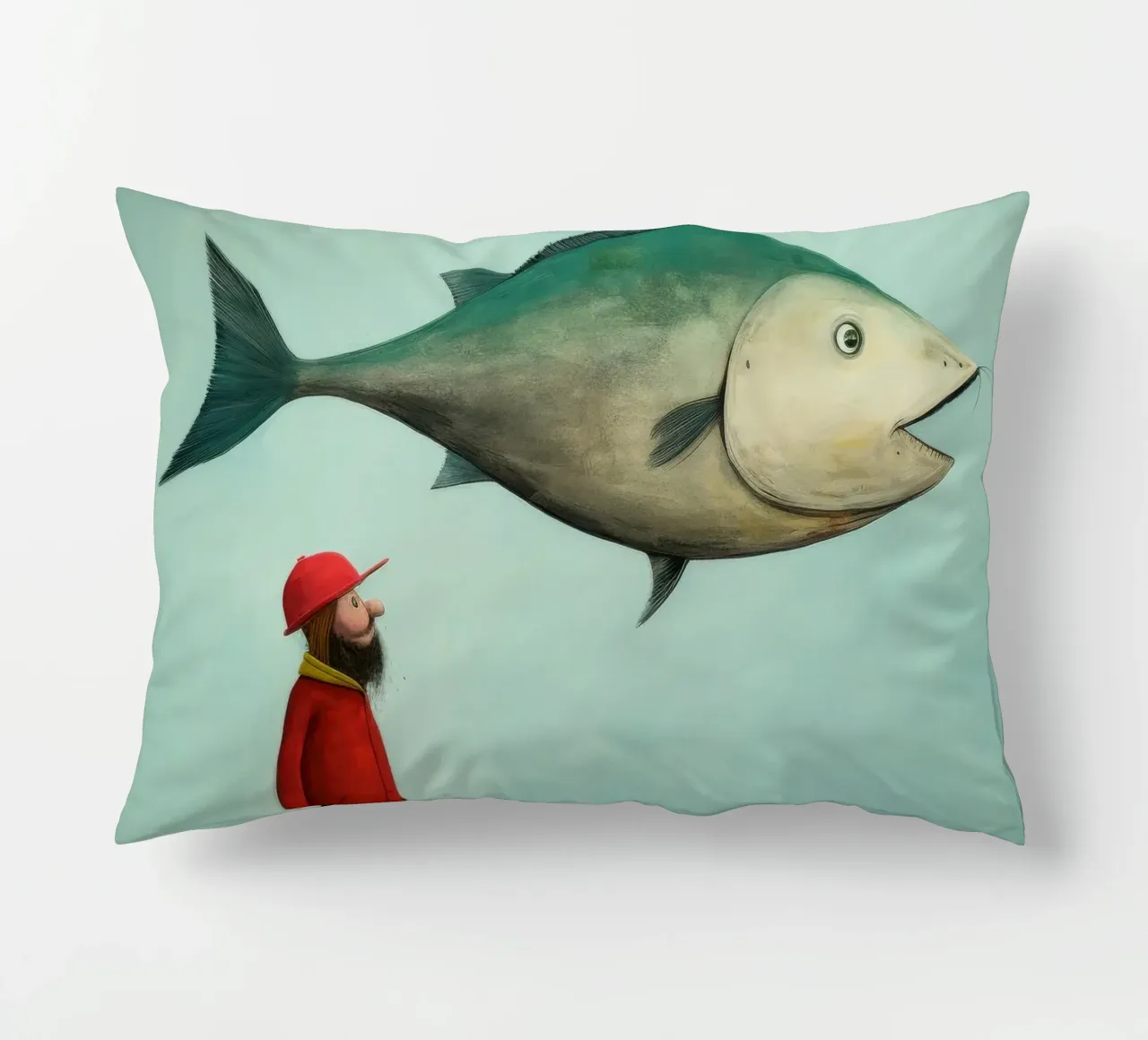 Eglefino minimo 3 cuscino da Minimal Animal Art