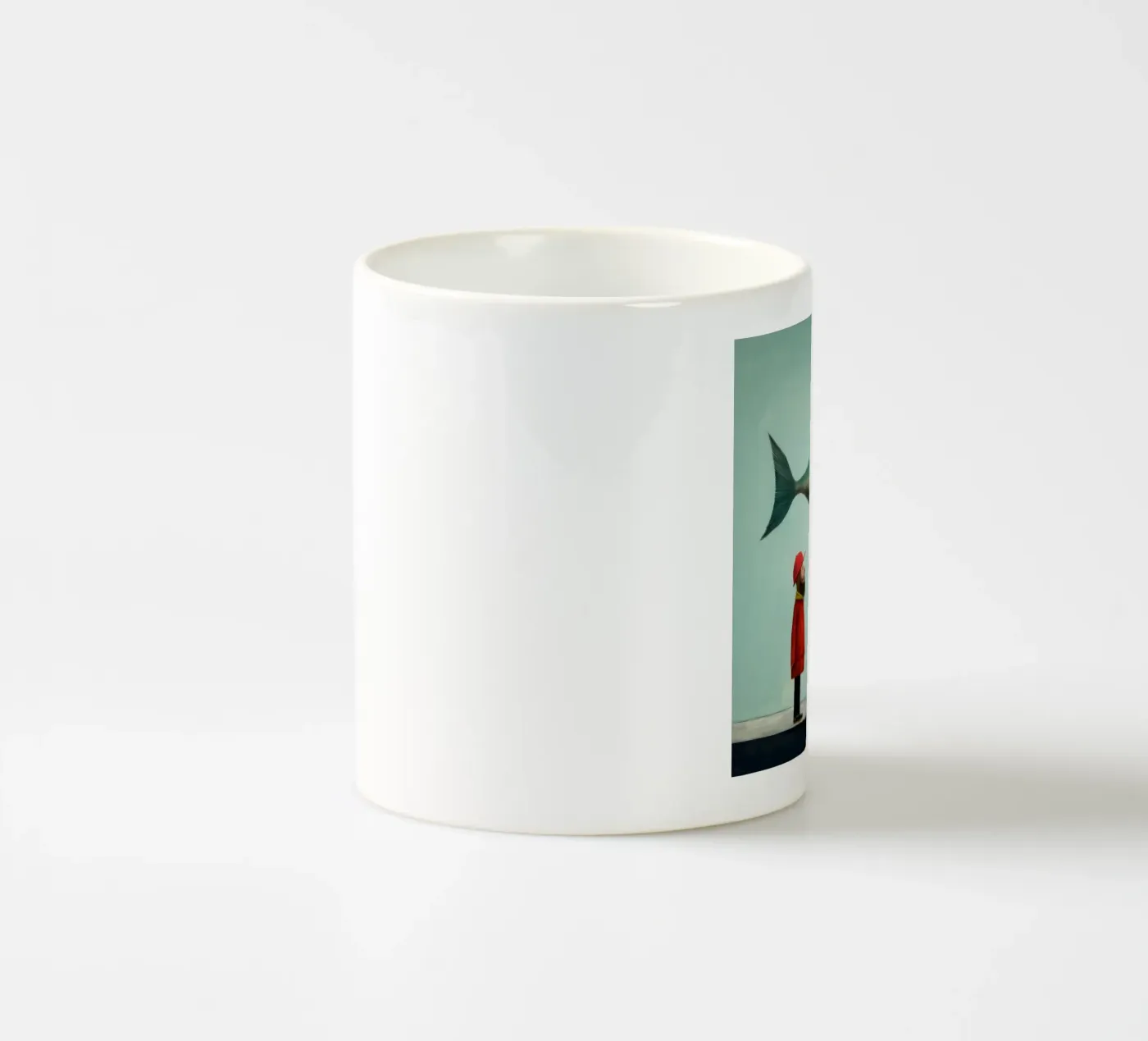 Minimum Haddock ceramic mug by Minimal Animal Art