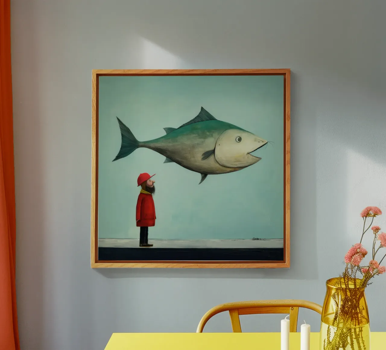 Minimum Haddock plexiglas de Minimal Animal Art