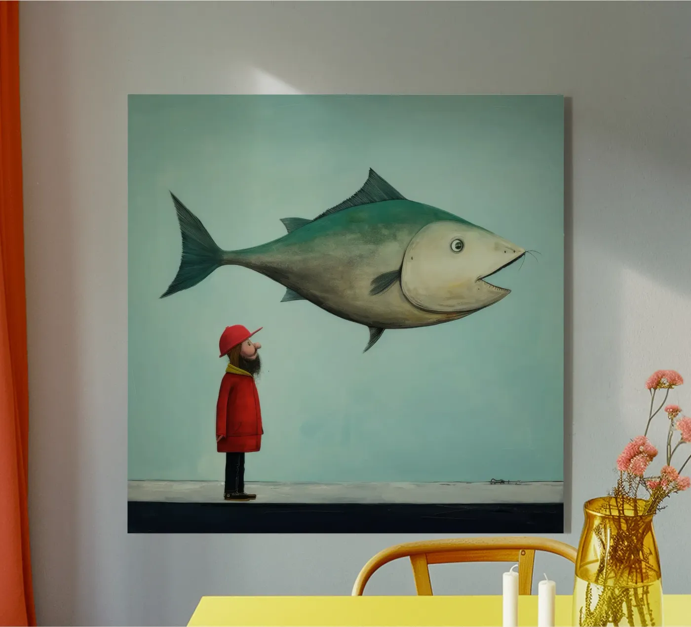 Minimo Haddock plexiglass da Minimal Animal Art