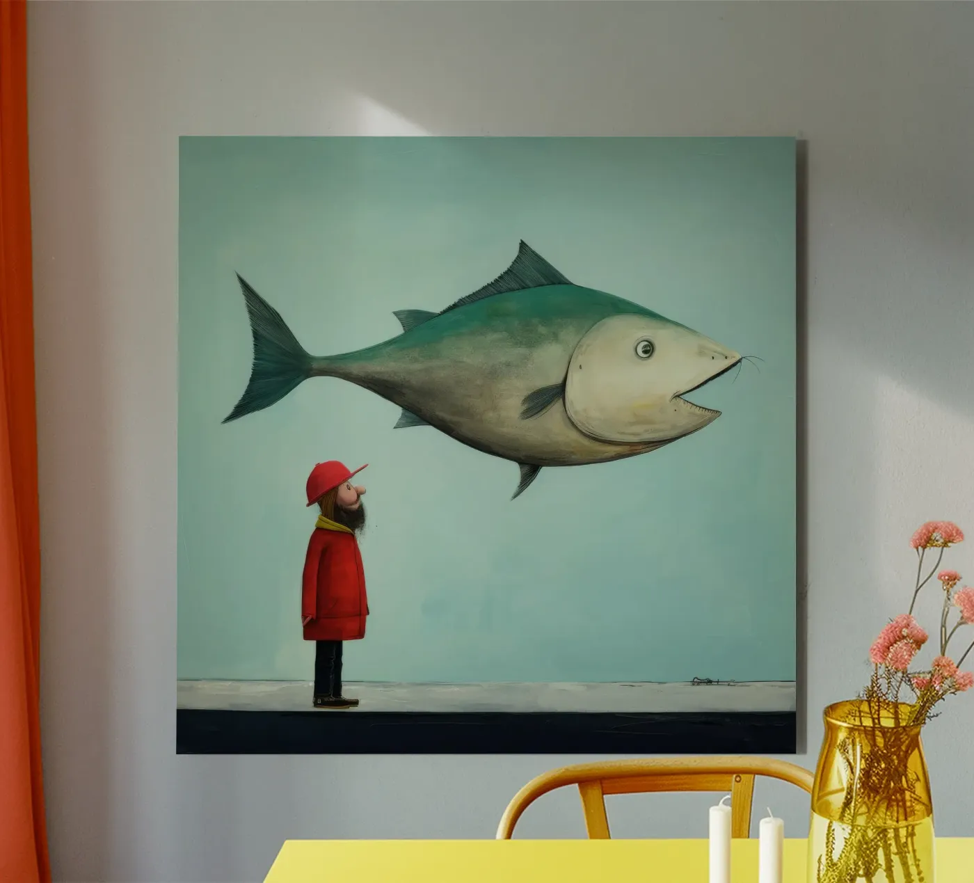 Minimum Haddock forex plate by Minimal Animal Art