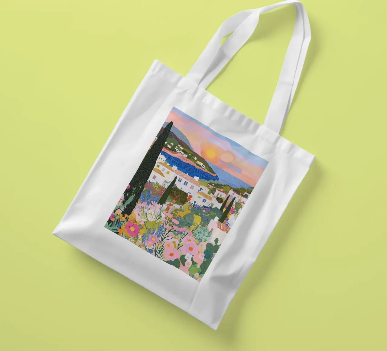Abstract Colourful Wall Art, Coastal Print, Modern Art Decor tote bag by Boheme