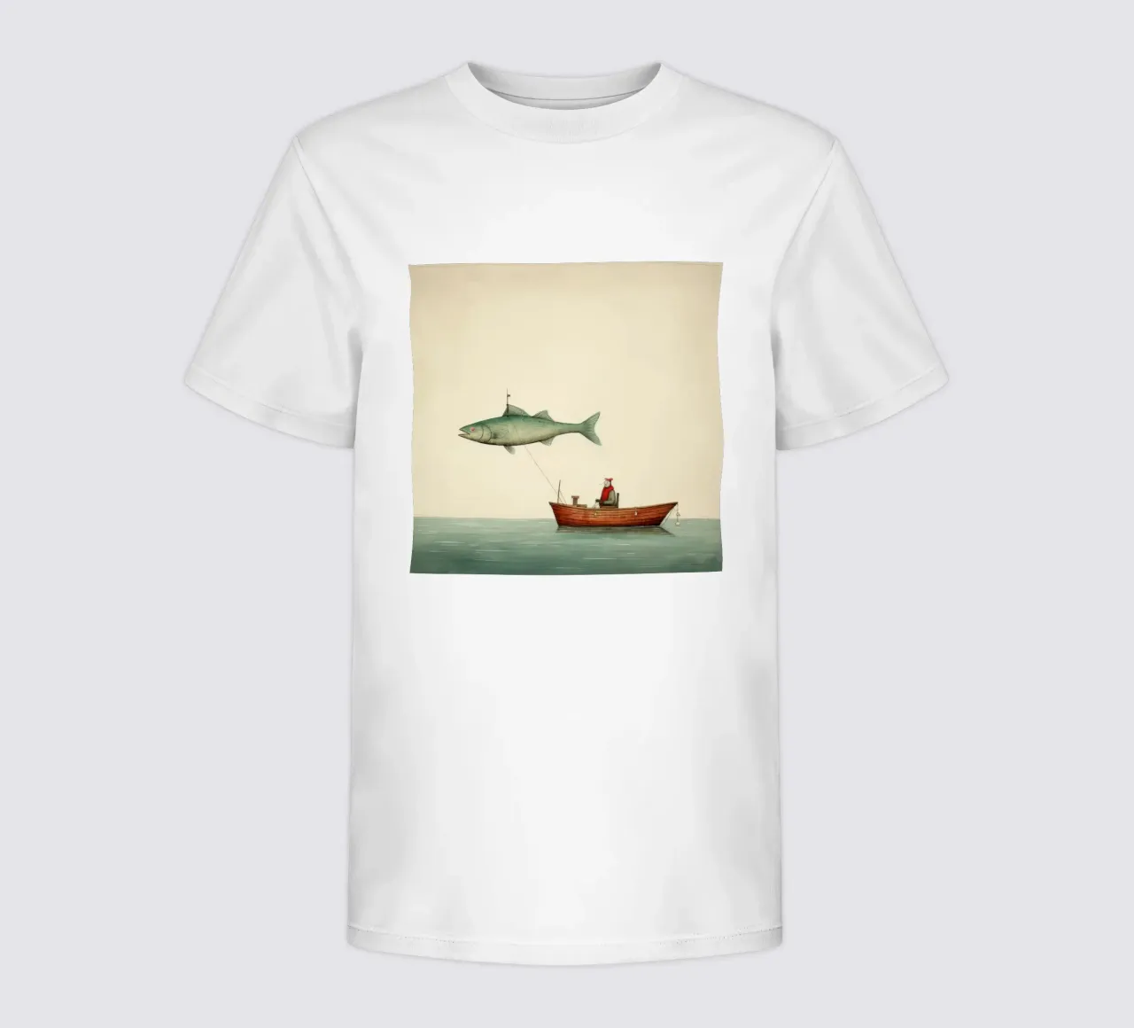 Minimum Haddock t-shirt bambini da Minimal Animal Art
