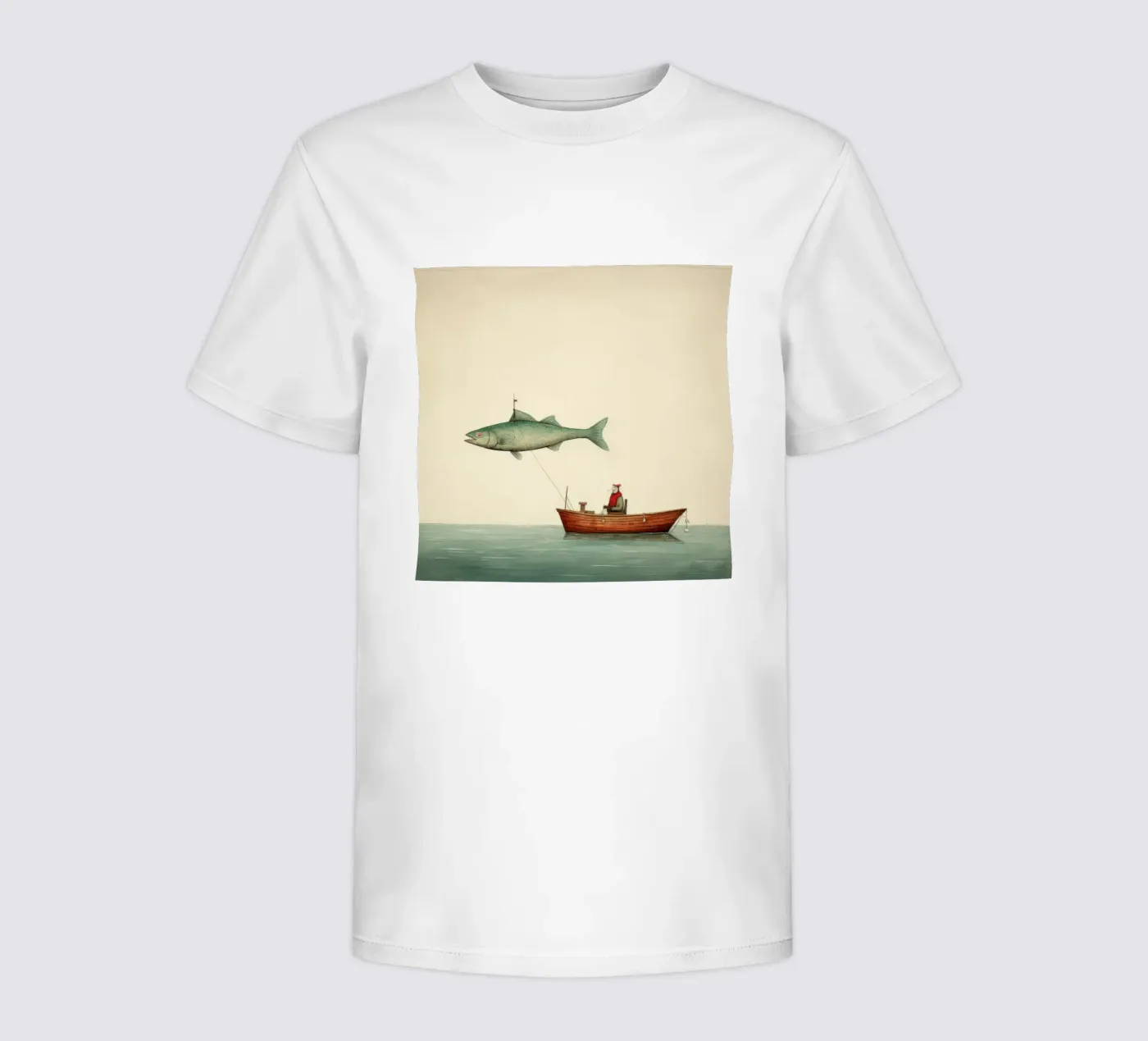 Minimum Haddock t-shirt bambini da Minimal Animal Art