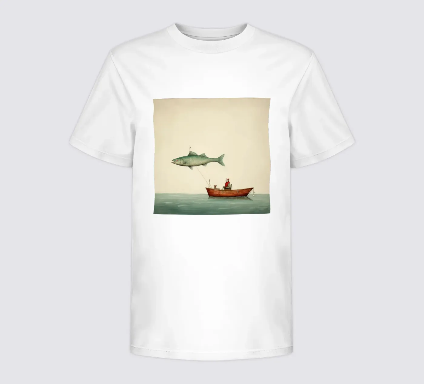 Minimum Haddock t-shirt bambini da Minimal Animal Art