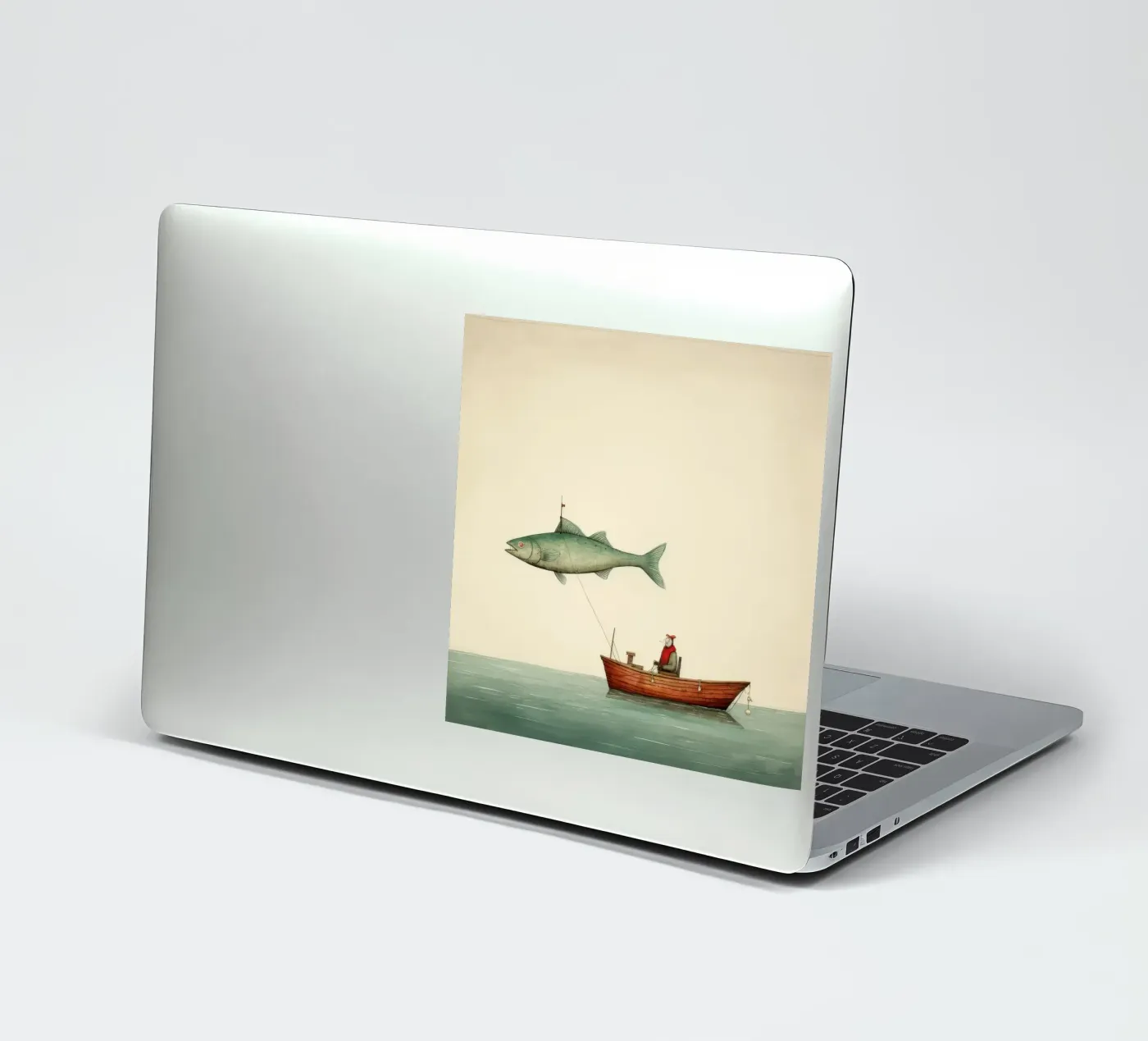 Minimo Haddock adesivo da Minimal Animal Art