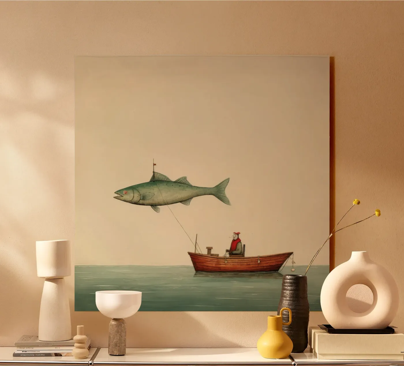 Minimum Haddock plexiglas de Minimal Animal Art