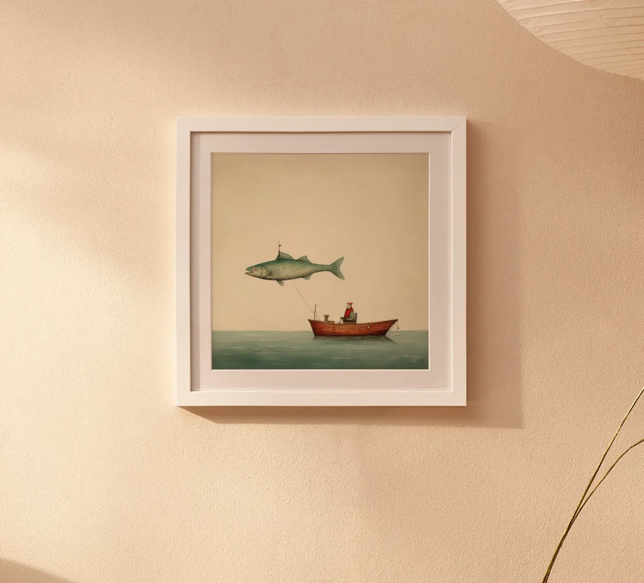 Minimo Haddock poster da Minimal Animal Art