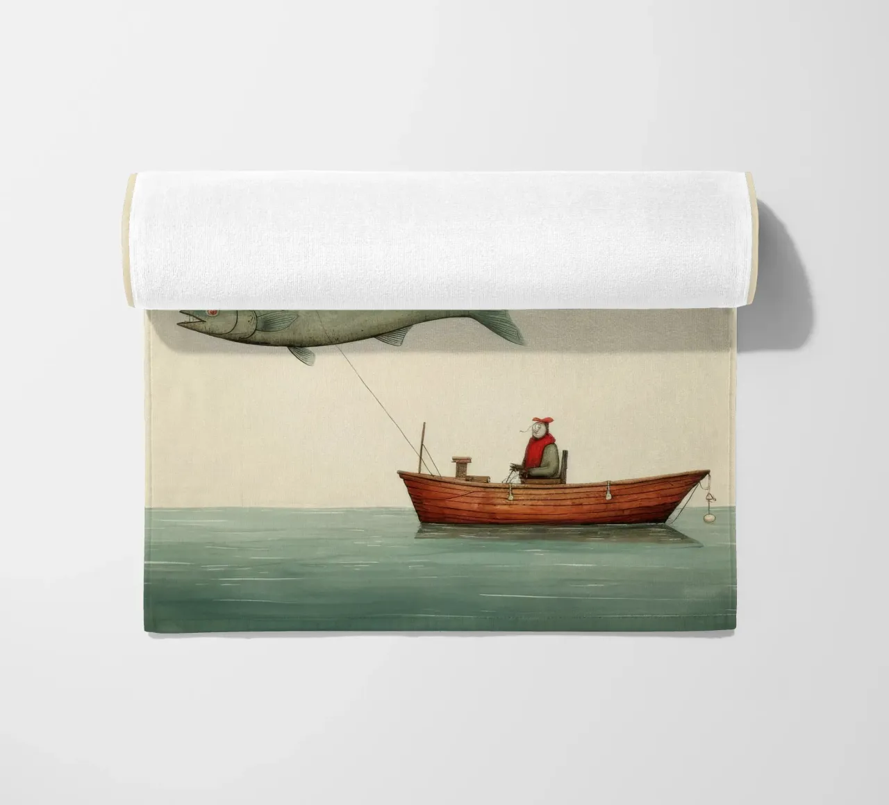 Eglefino minimo 4 telo mare da Minimal Animal Art