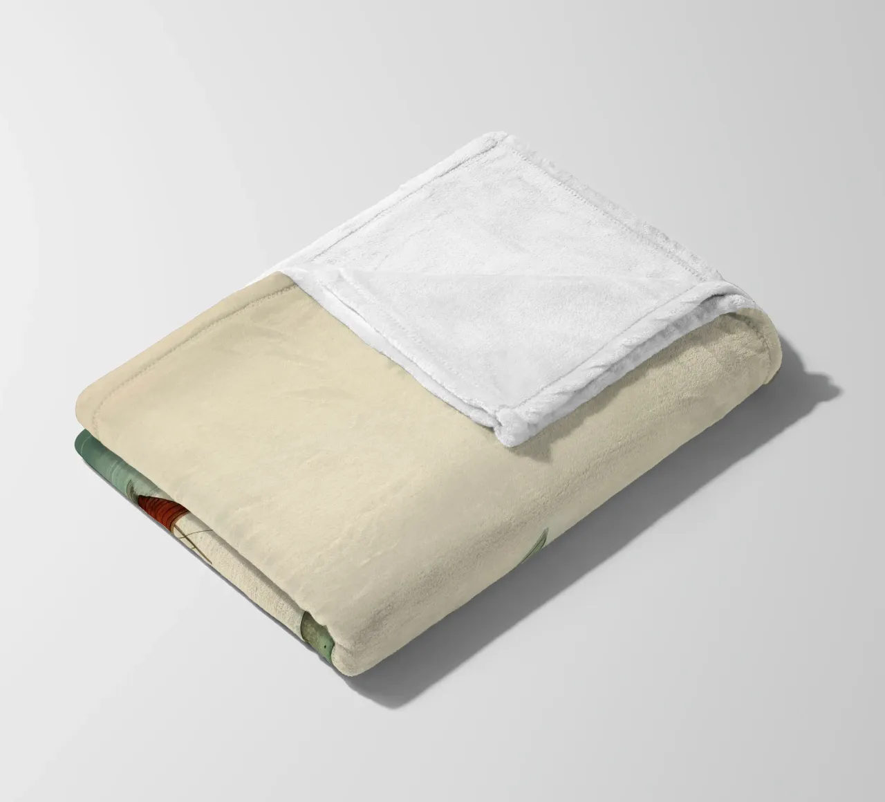 Minimal Schellfisch 4 Fleecedecke von Minimal Animal Art