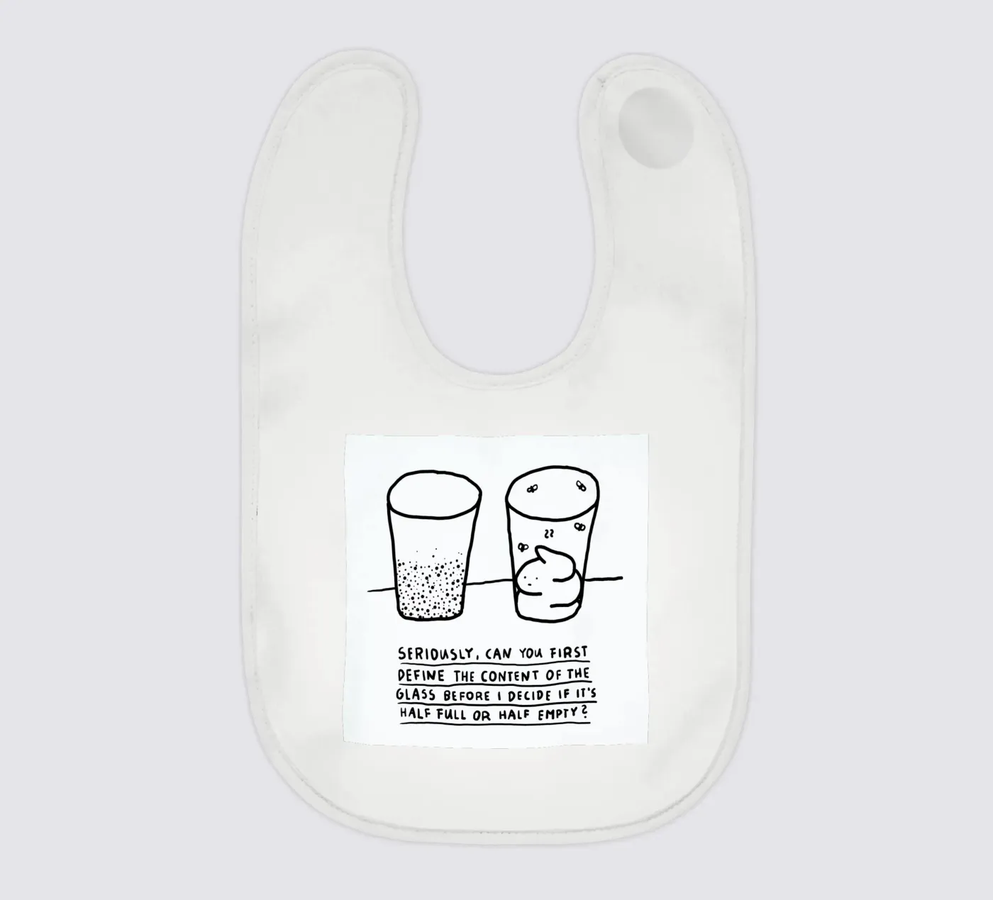 Optimism baby slabbetje van Herzette