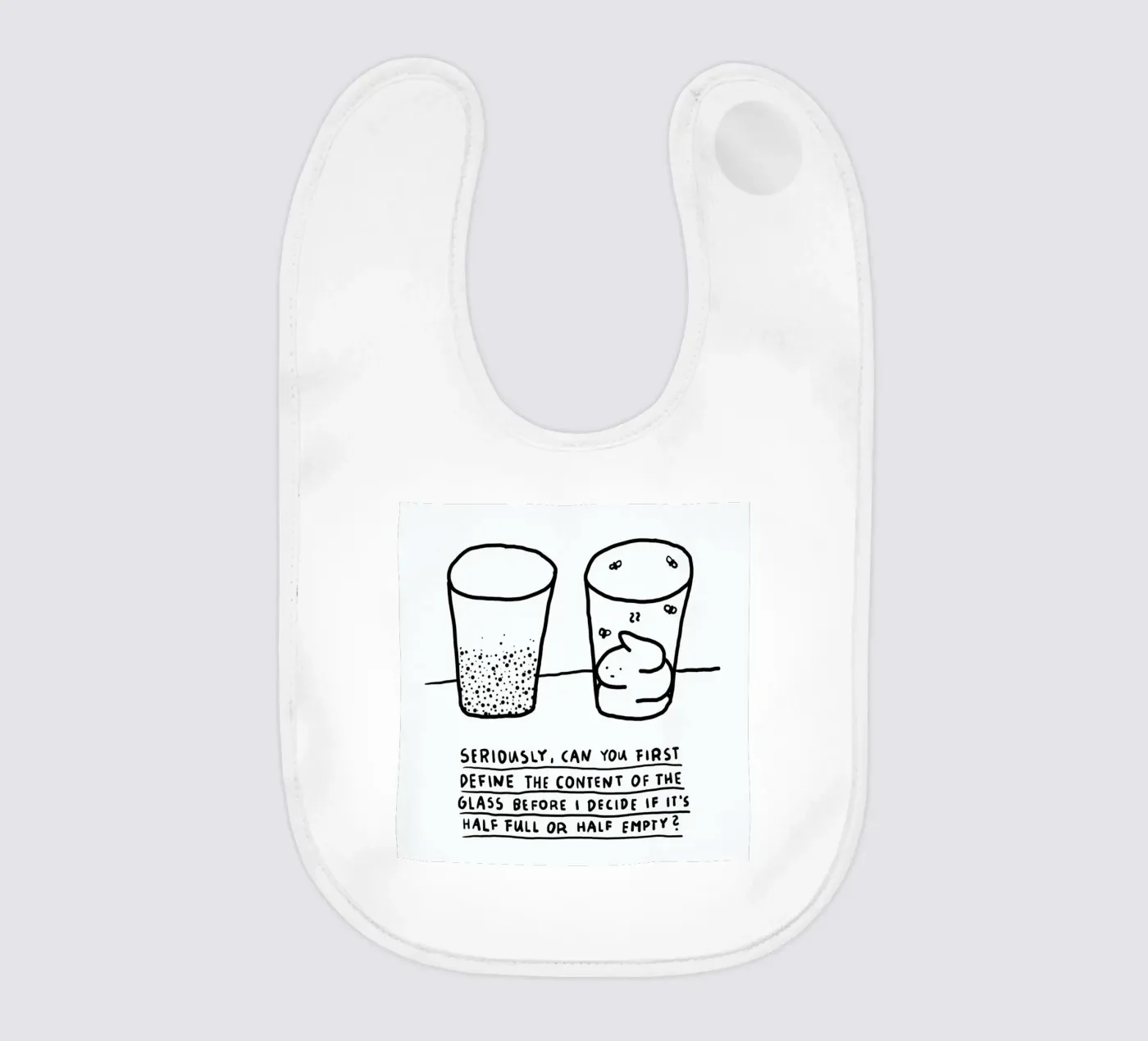 Optimism baby slabbetje van Herzette