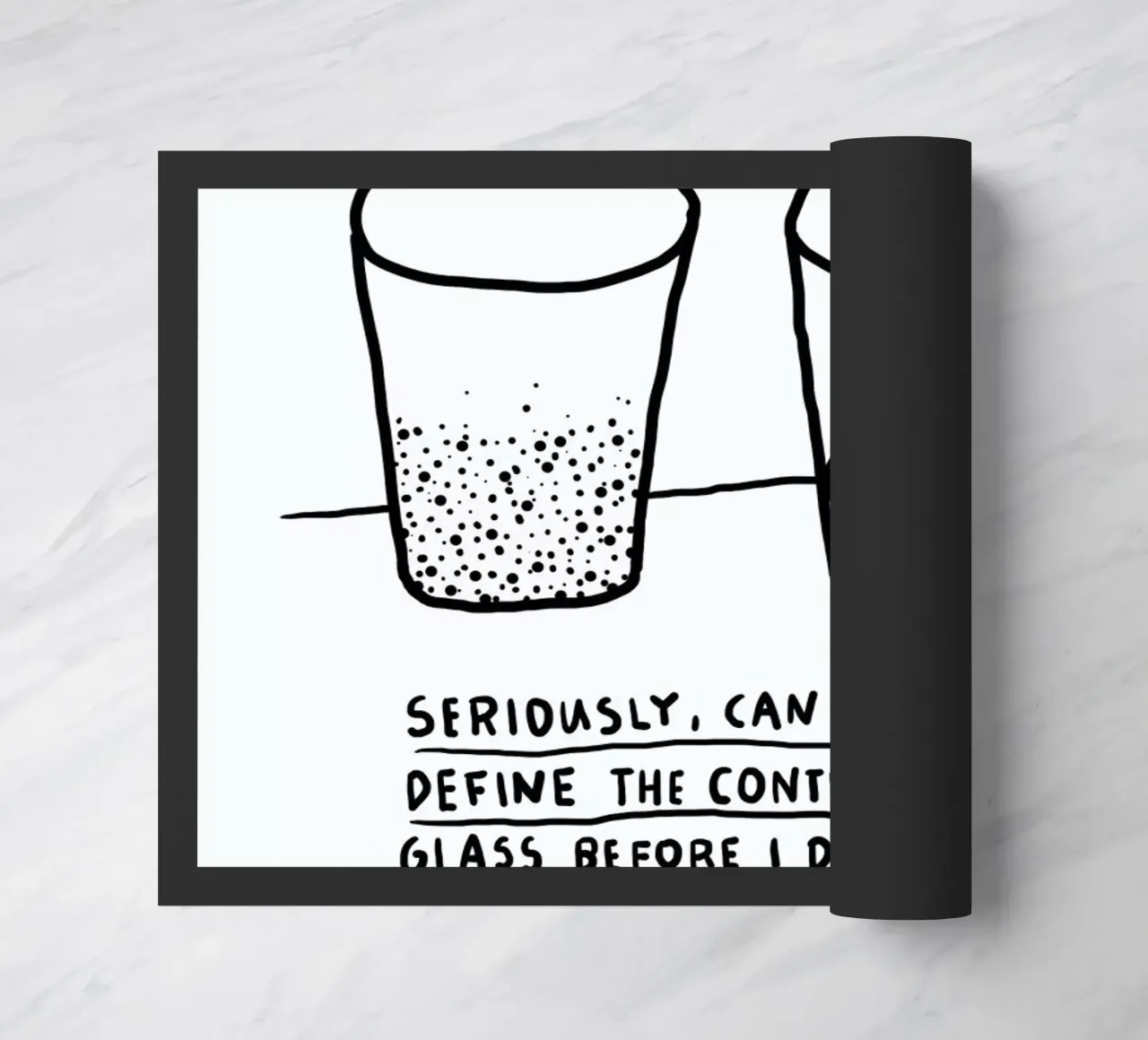 Optimism doormat by Herzette