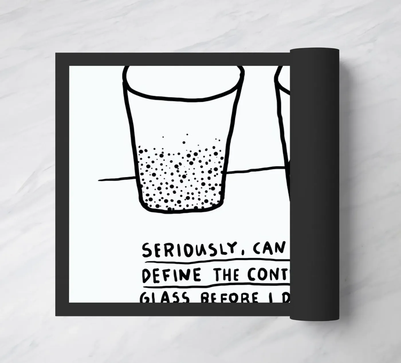 Optimism deurmat van Herzette