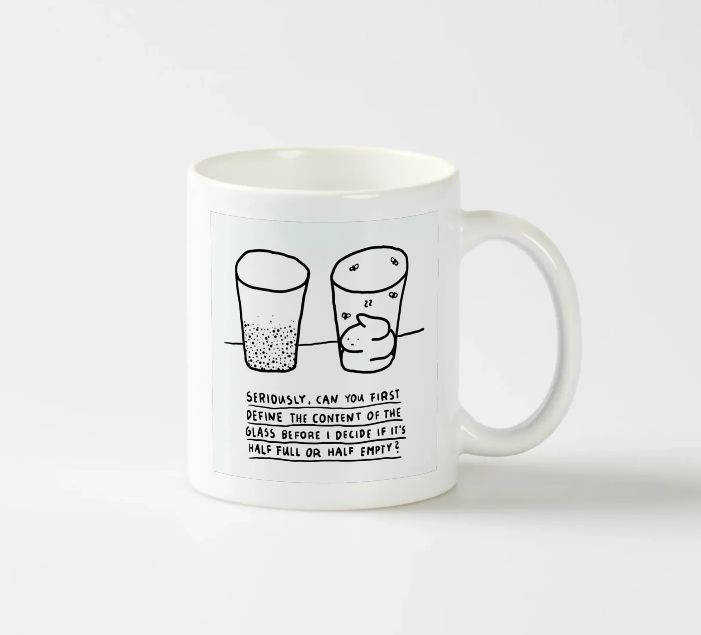 Optimism ceramic mug by Herzette