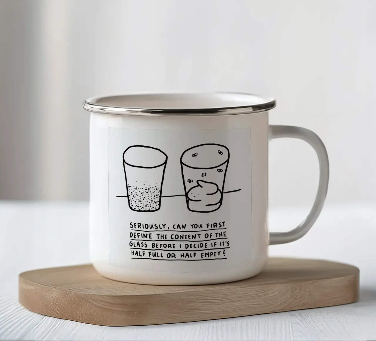 Optimism tazza in smalto da Herzette
