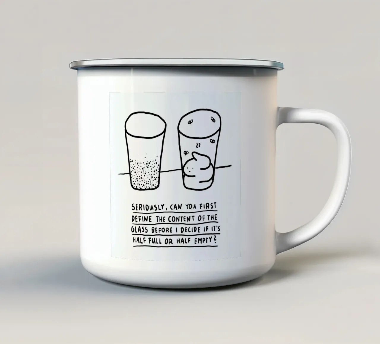Optimism tazza in smalto da Herzette