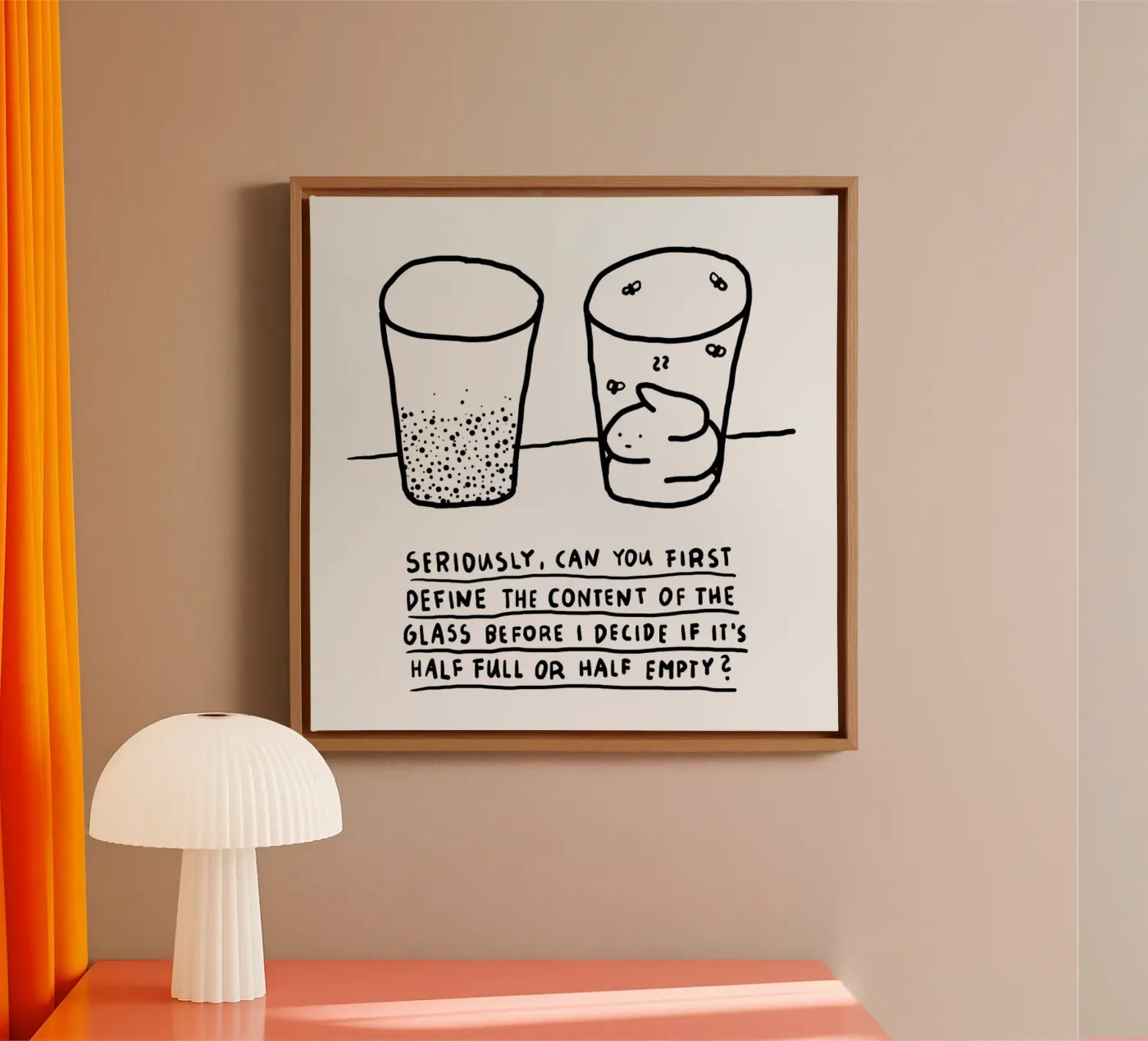 Optimism canvas van Herzette