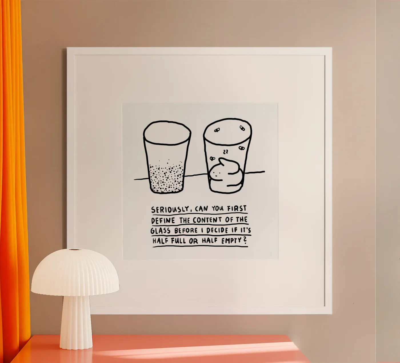 Optimism poster van Herzette