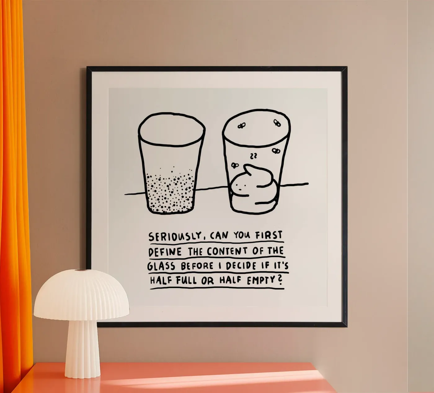 Optimism poster van Herzette