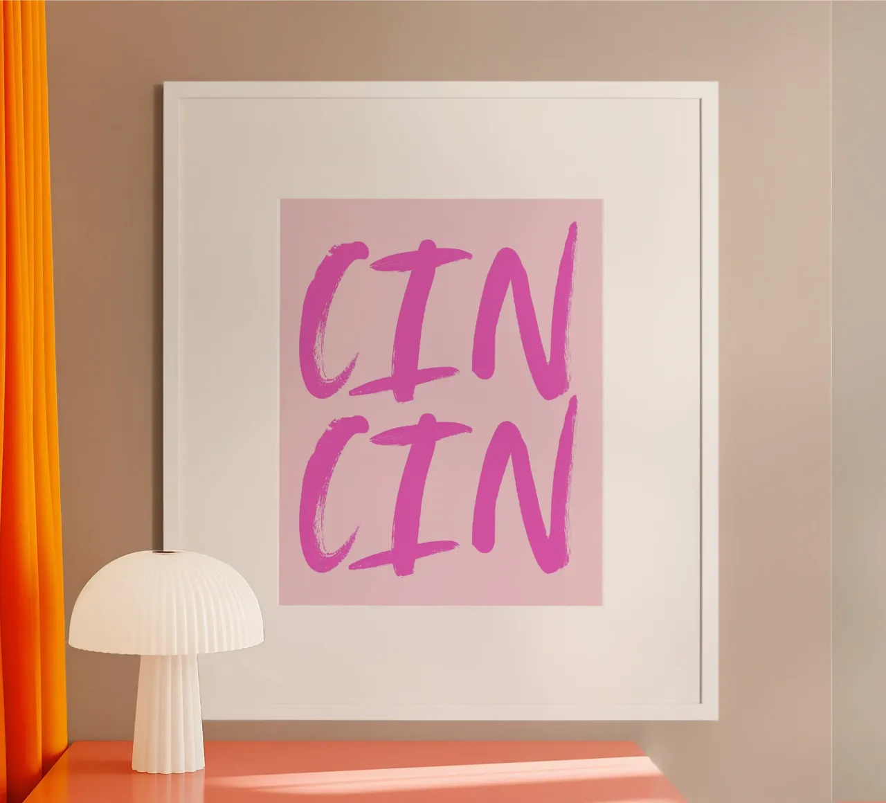 Cin Cin poster da designsbysophia