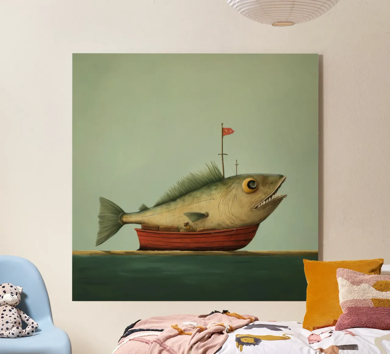 Minimum Haddock plexiglas de Minimal Animal Art