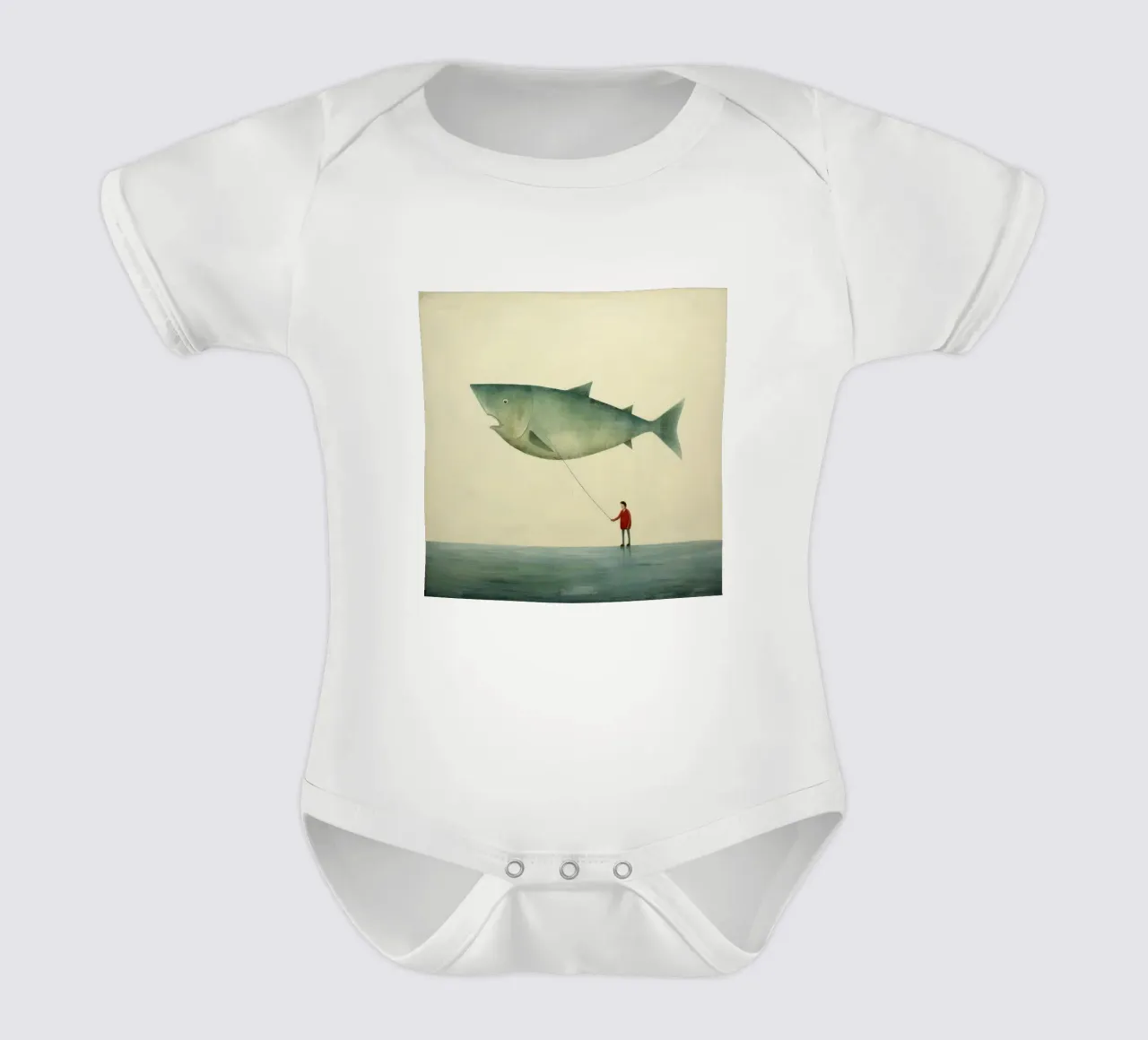 Minimum Halibut body bébé de Minimal Animal Art