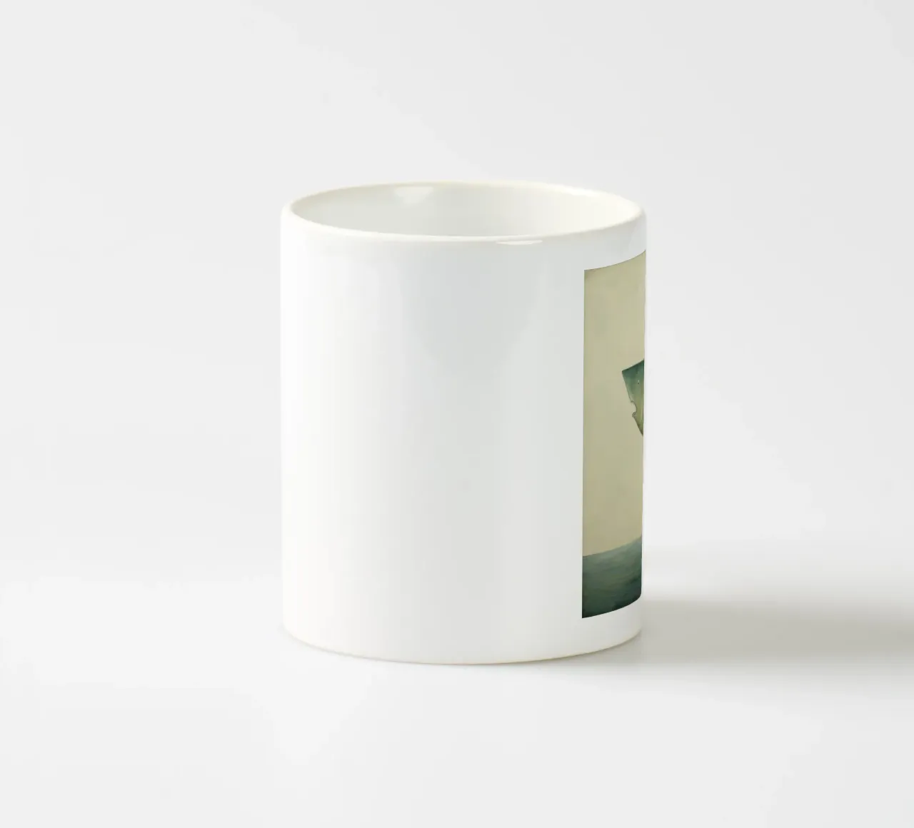 Halibut minimo 2 tazza in ceramica da Minimal Animal Art