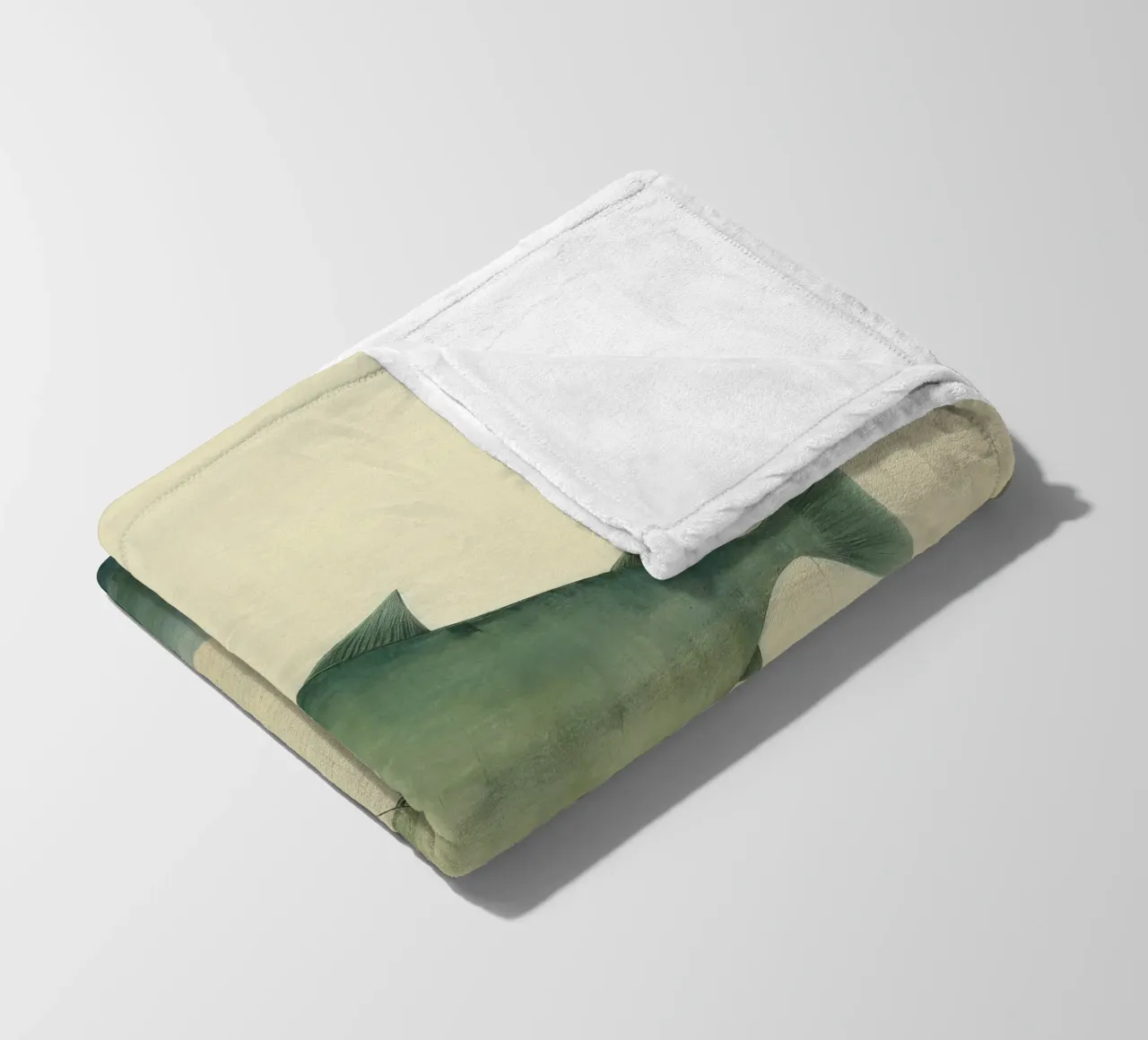 Halibut minimo 2 coperta in pile da Minimal Animal Art