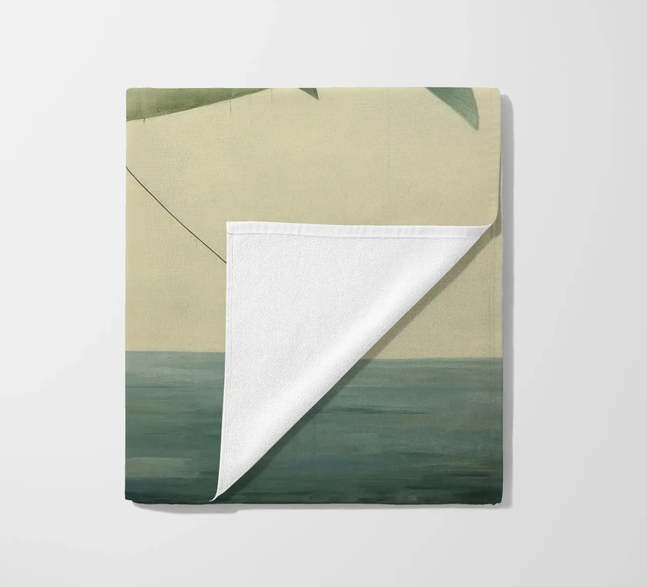 Halibut minimo 2 telo mare da Minimal Animal Art