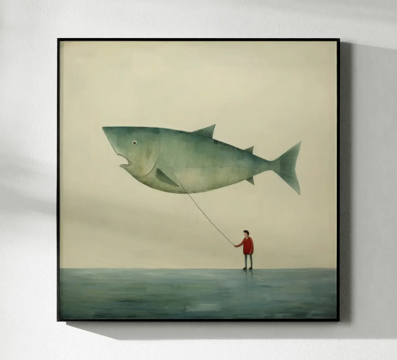 Halibut minimo 2 plexiglass da Minimal Animal Art