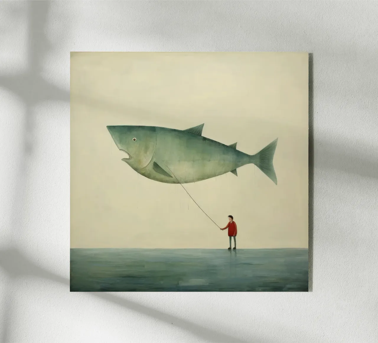 Halibut minimo 2 plexiglass da Minimal Animal Art