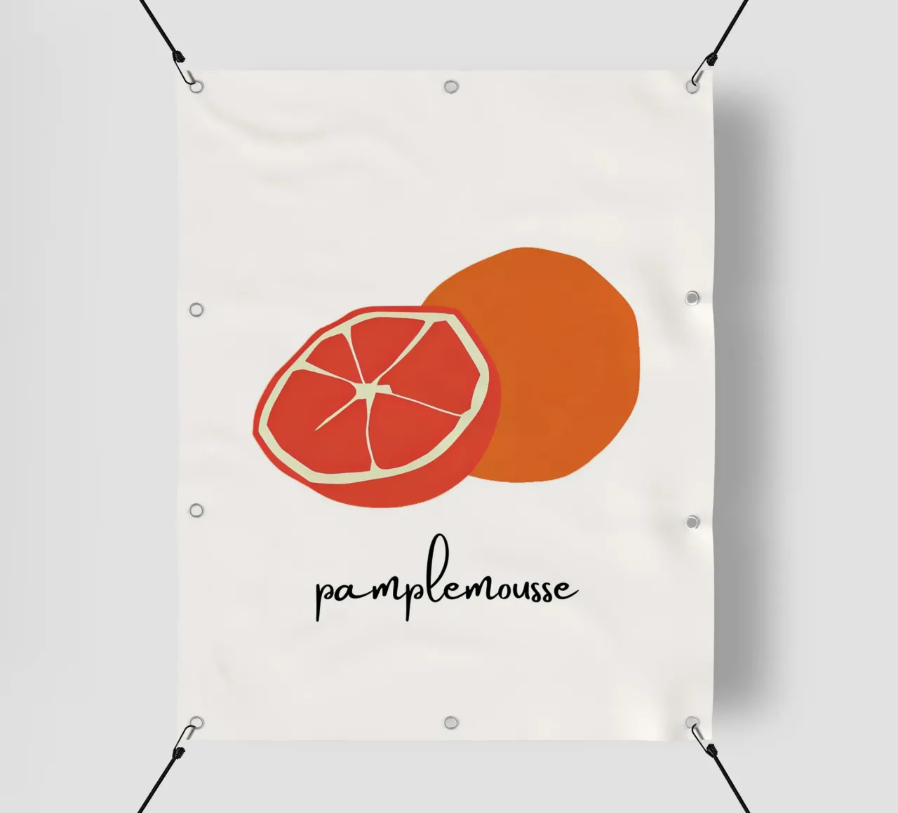 Pamplemousse telo in pvc da designsbysophia