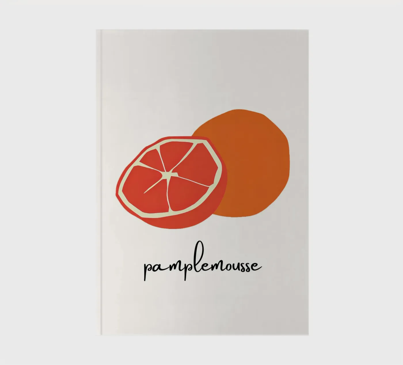 Pamplemousse notebook by designsbysophia